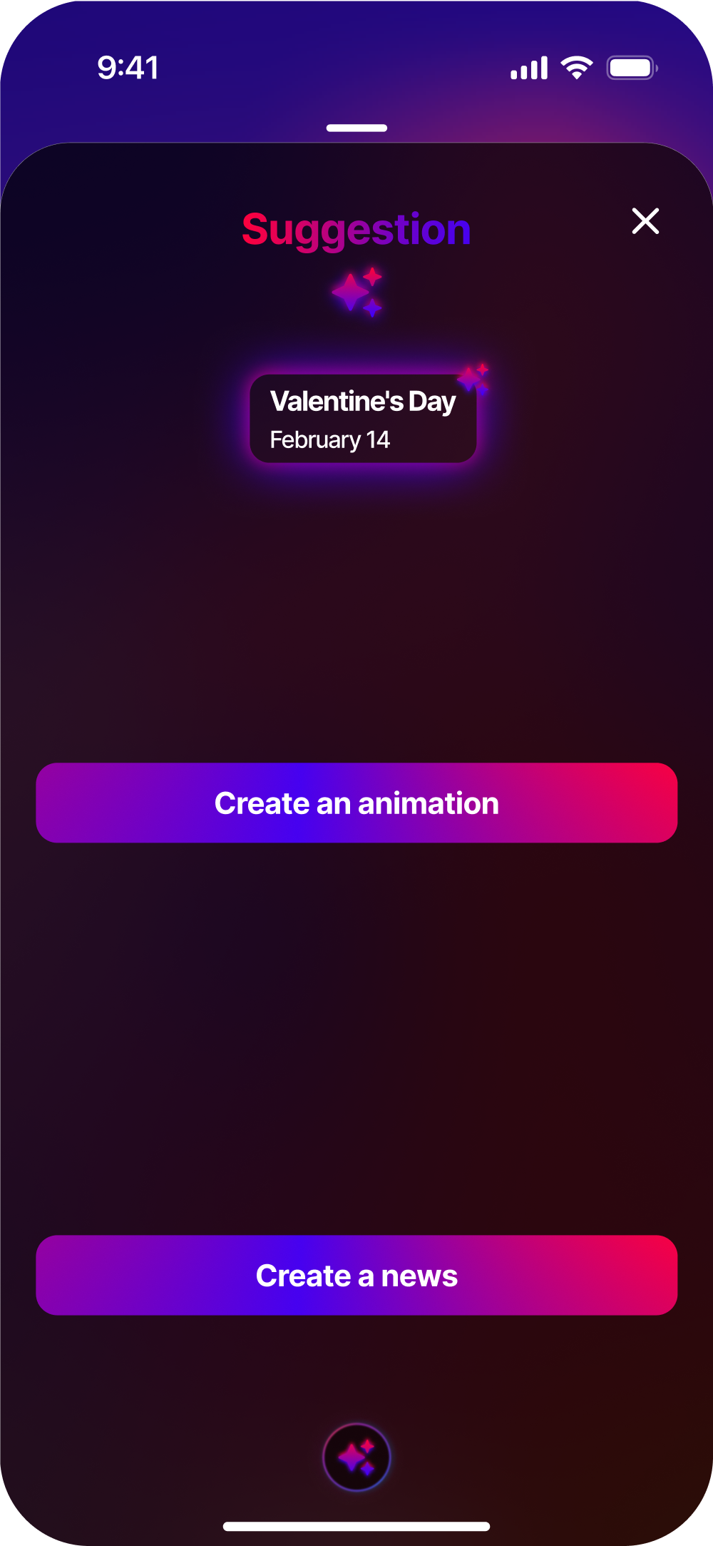 AI interface