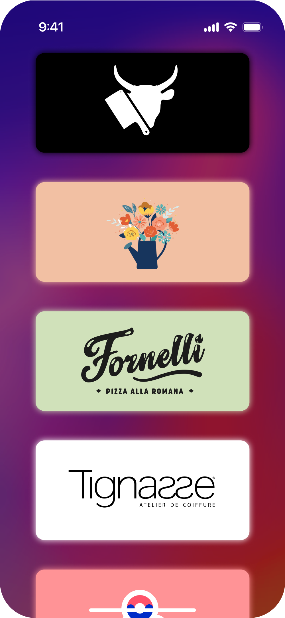 Wallet feature