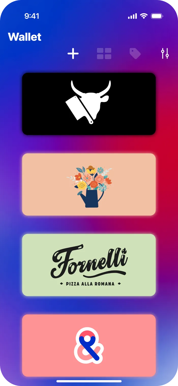Wallet feature