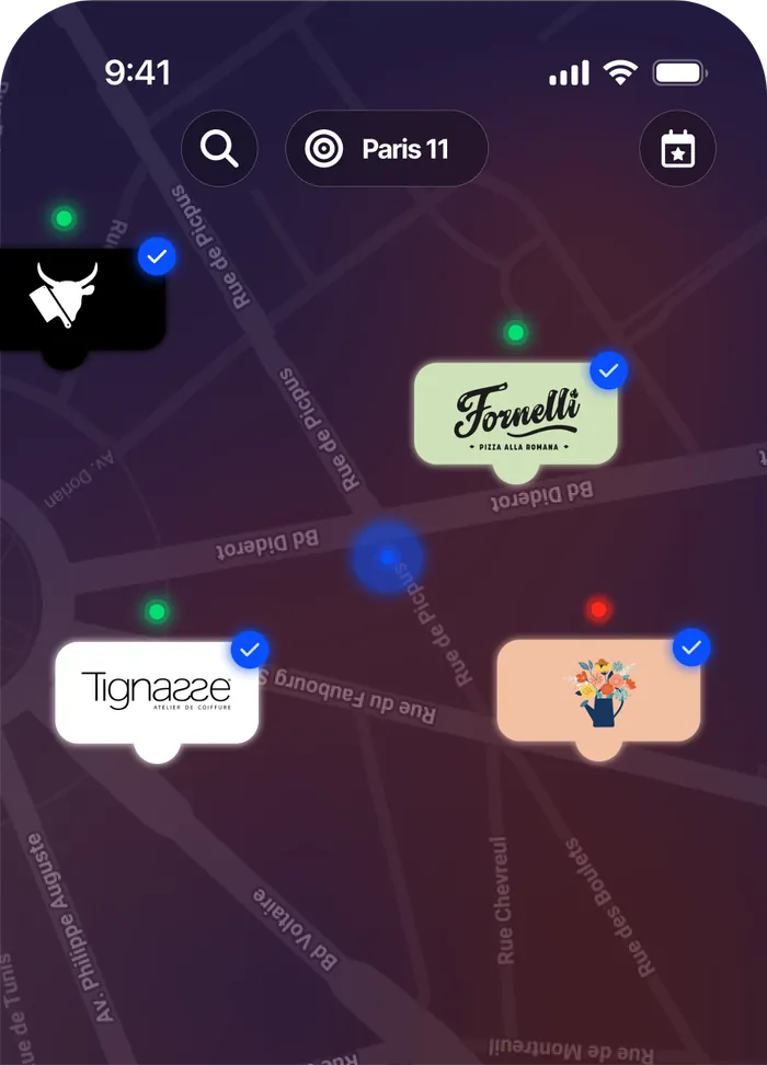Interactive map interface