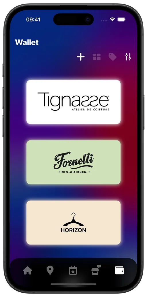Overview of your merchant cards