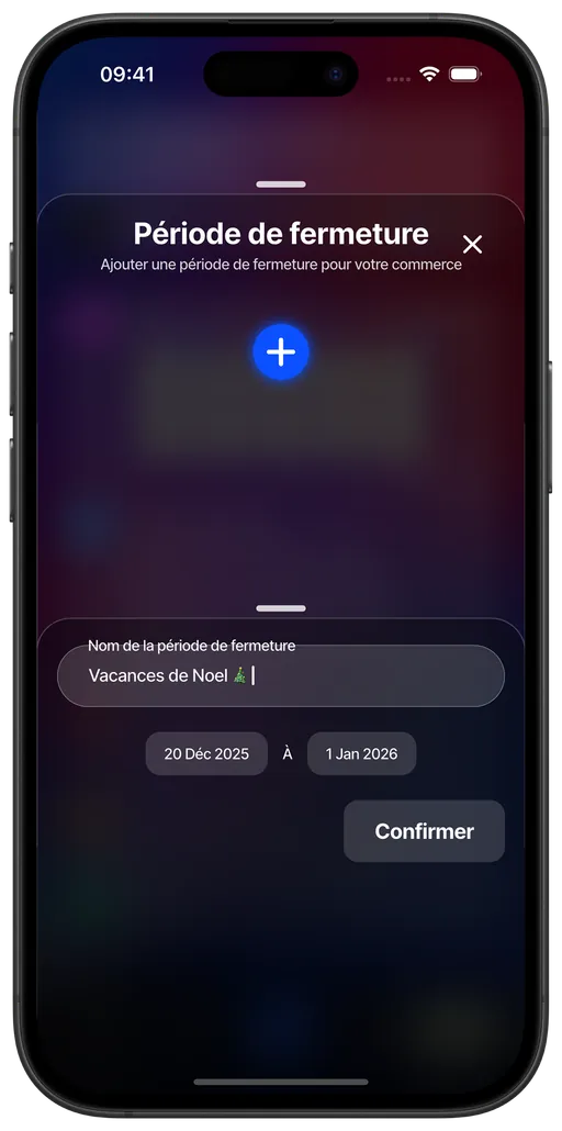 Configure closure details
