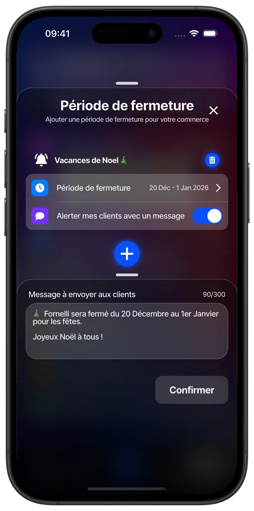 Customize the alert message