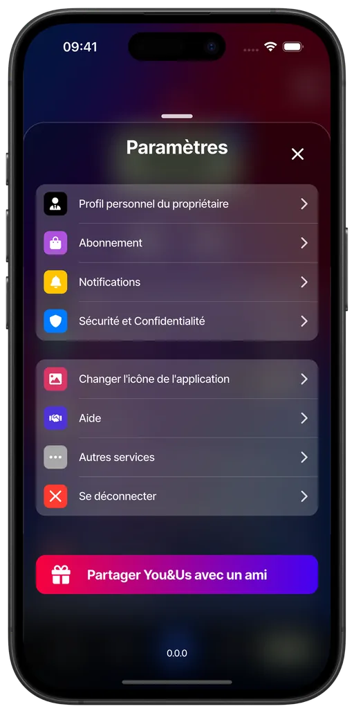 Access the Settings menu