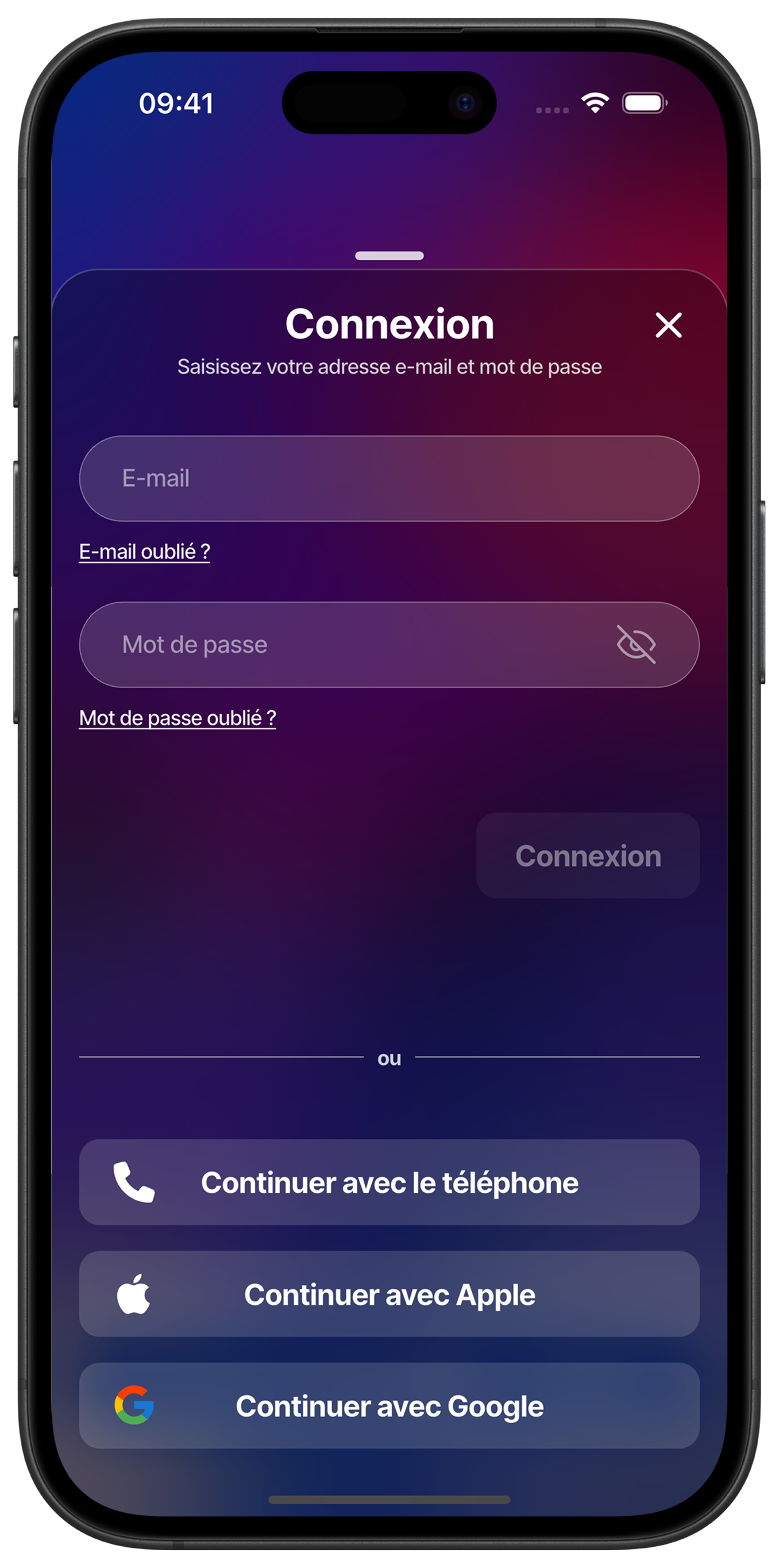 Log in to your account