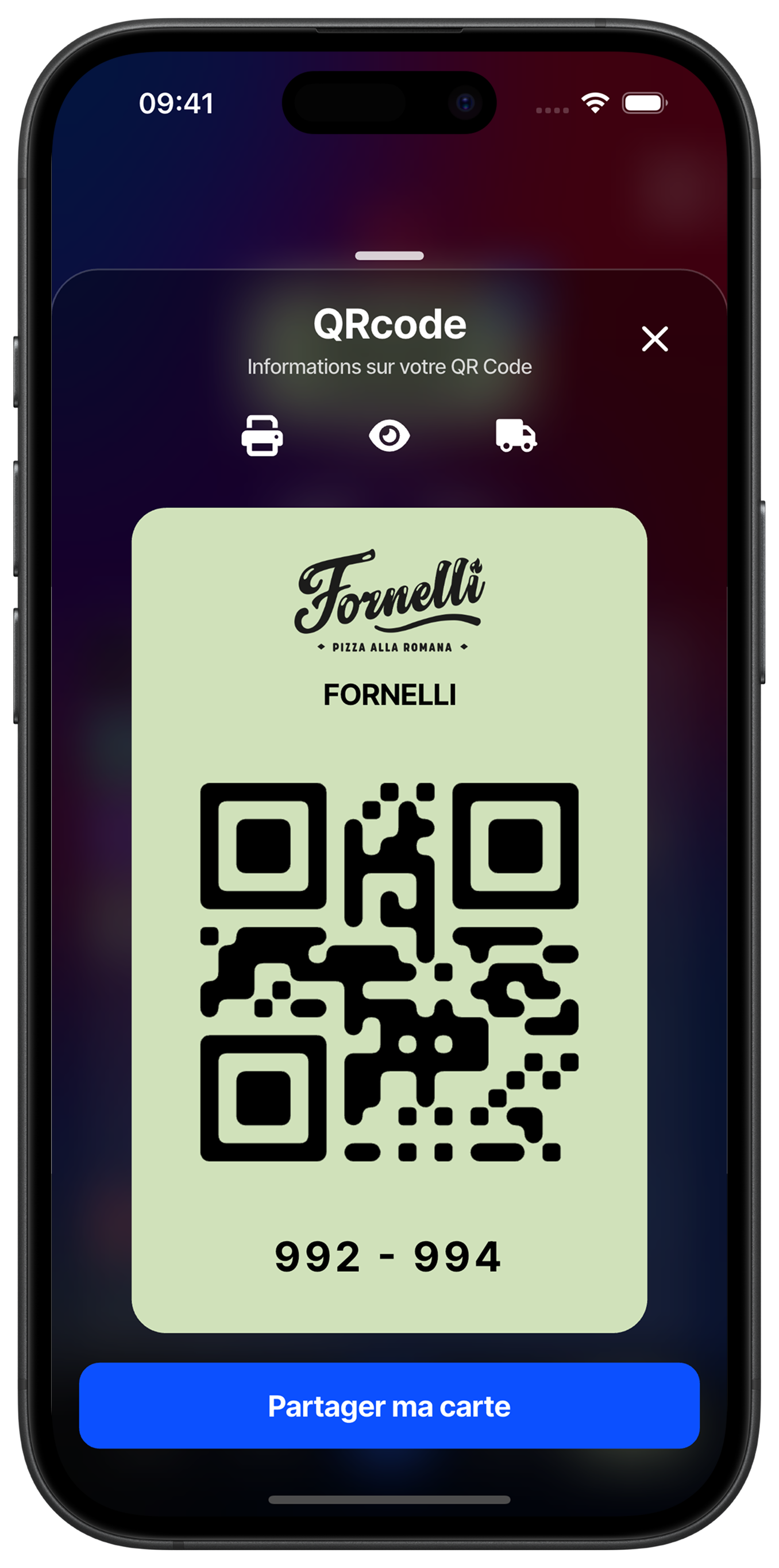 Visualiser votre QR Code personnalisé