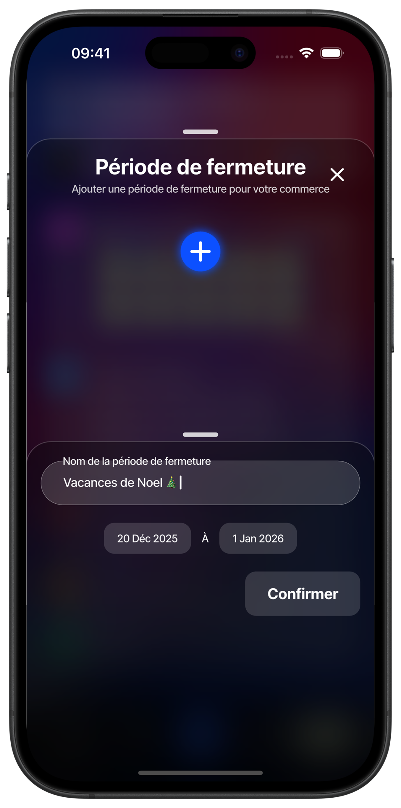Configure closure details