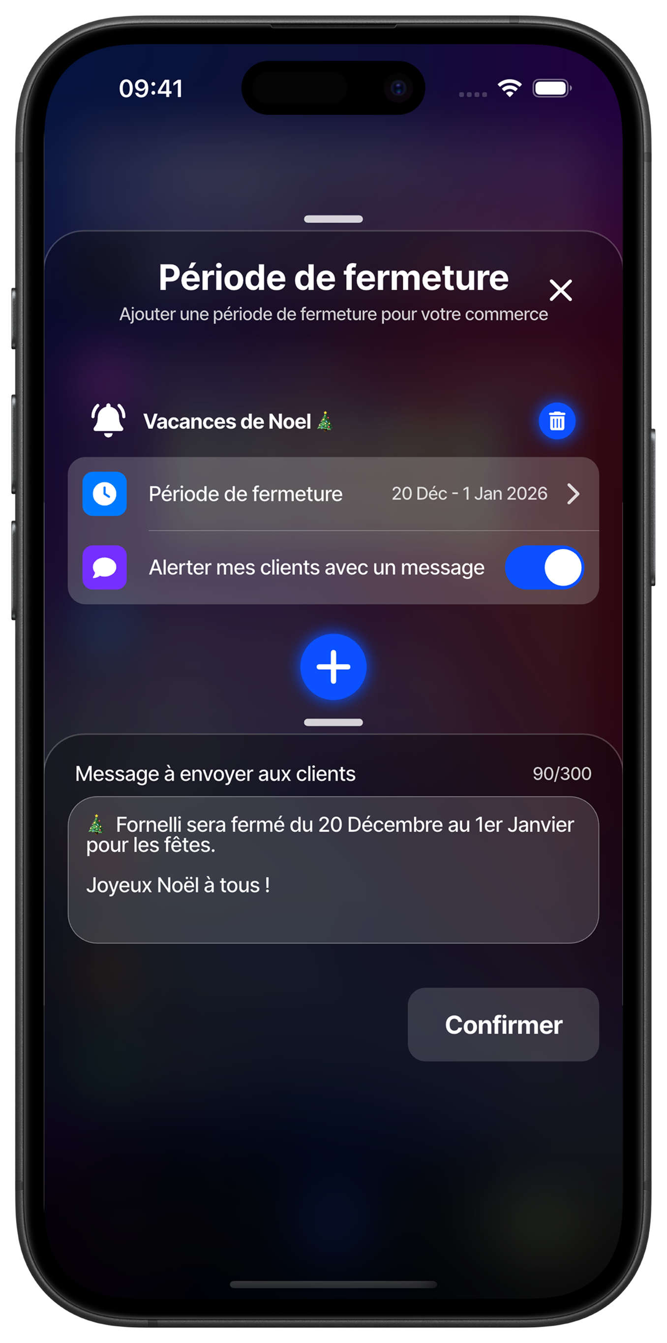 Customize the alert message