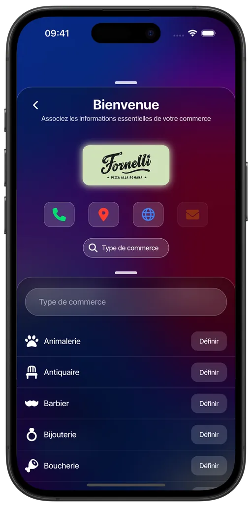 Créer votre commerce