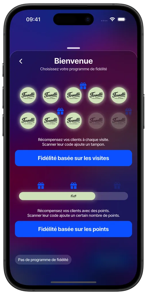 Choisir votre type de programme