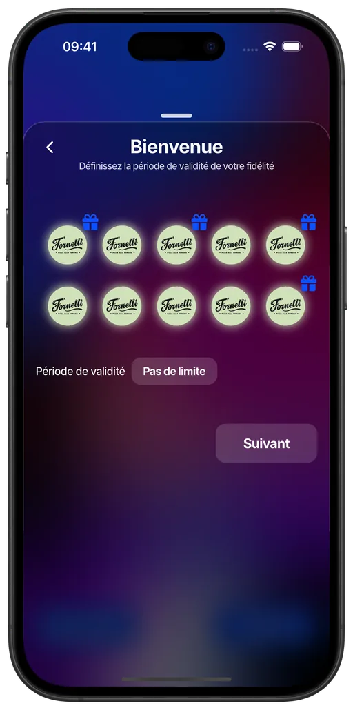 Personnaliser les récompenses par tampon