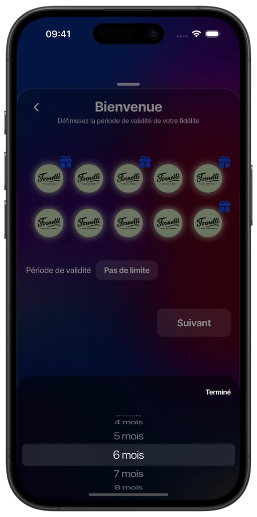 Définir la durée du programme
