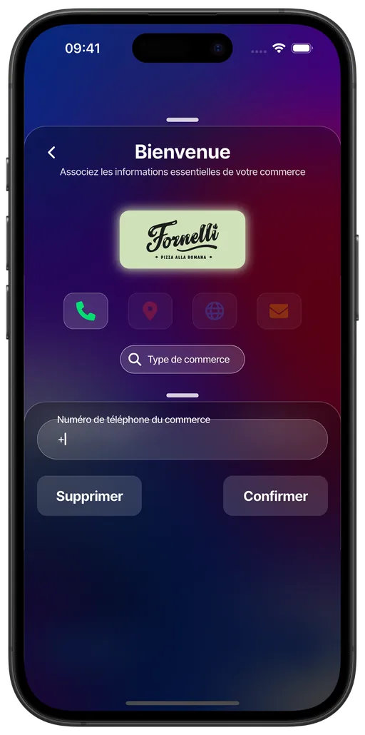 Saisir votre numéro de téléphone
