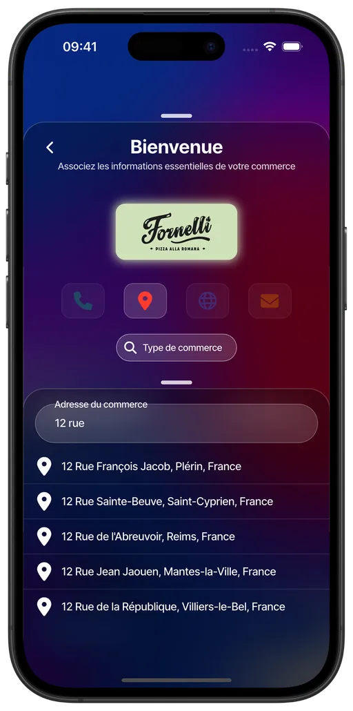 Localiser votre commerce