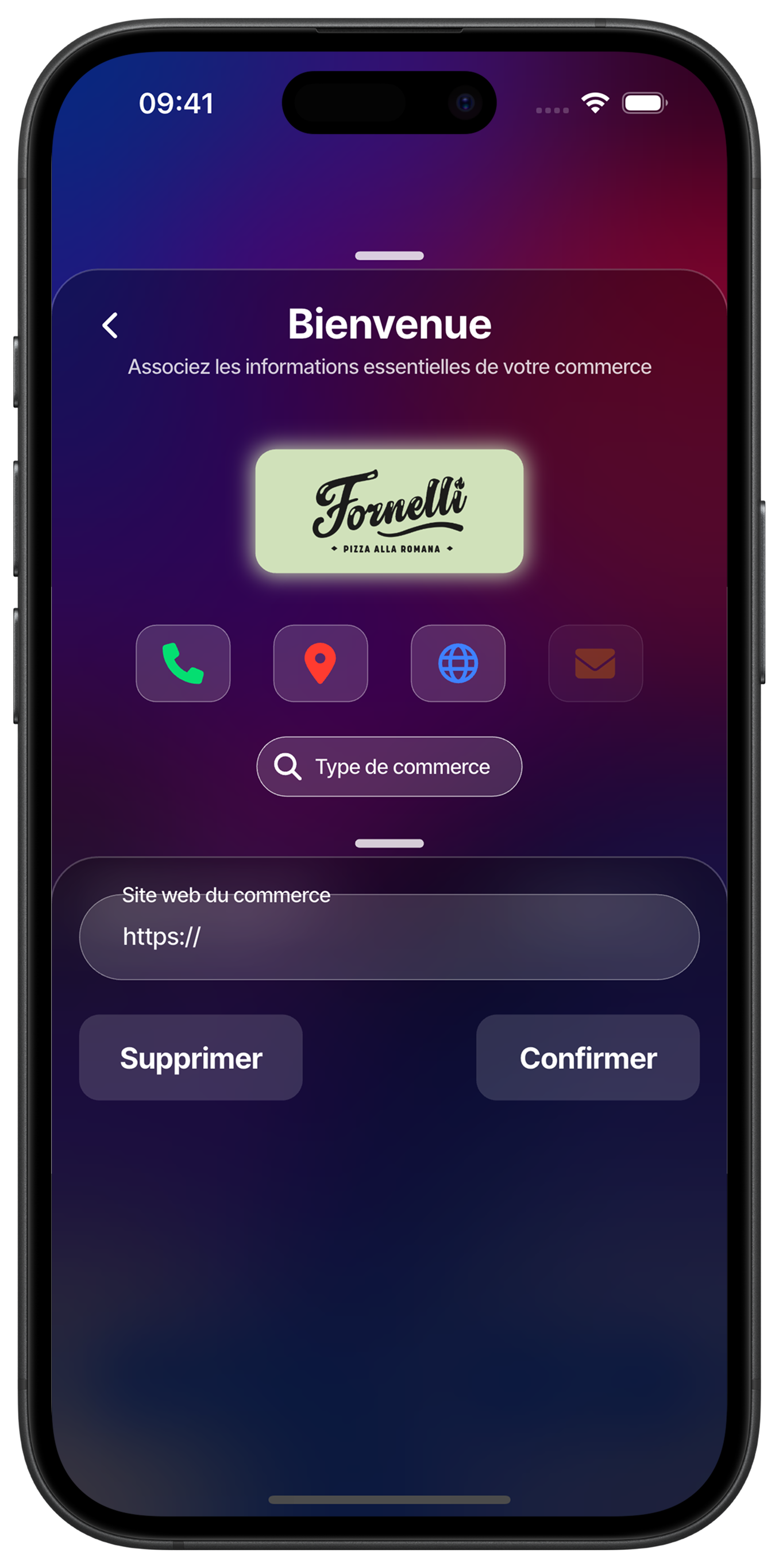 Add your website