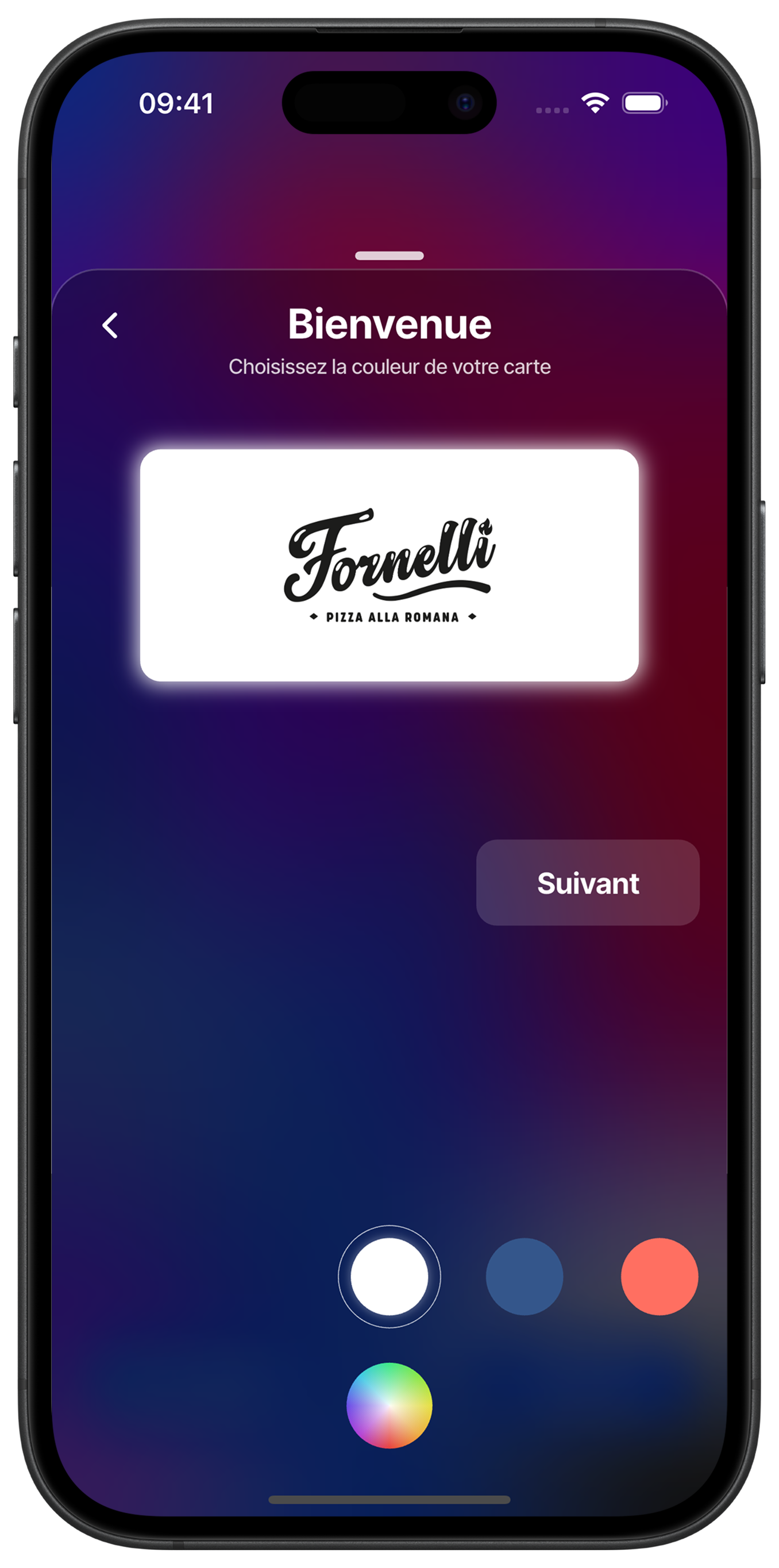 Choose your card color