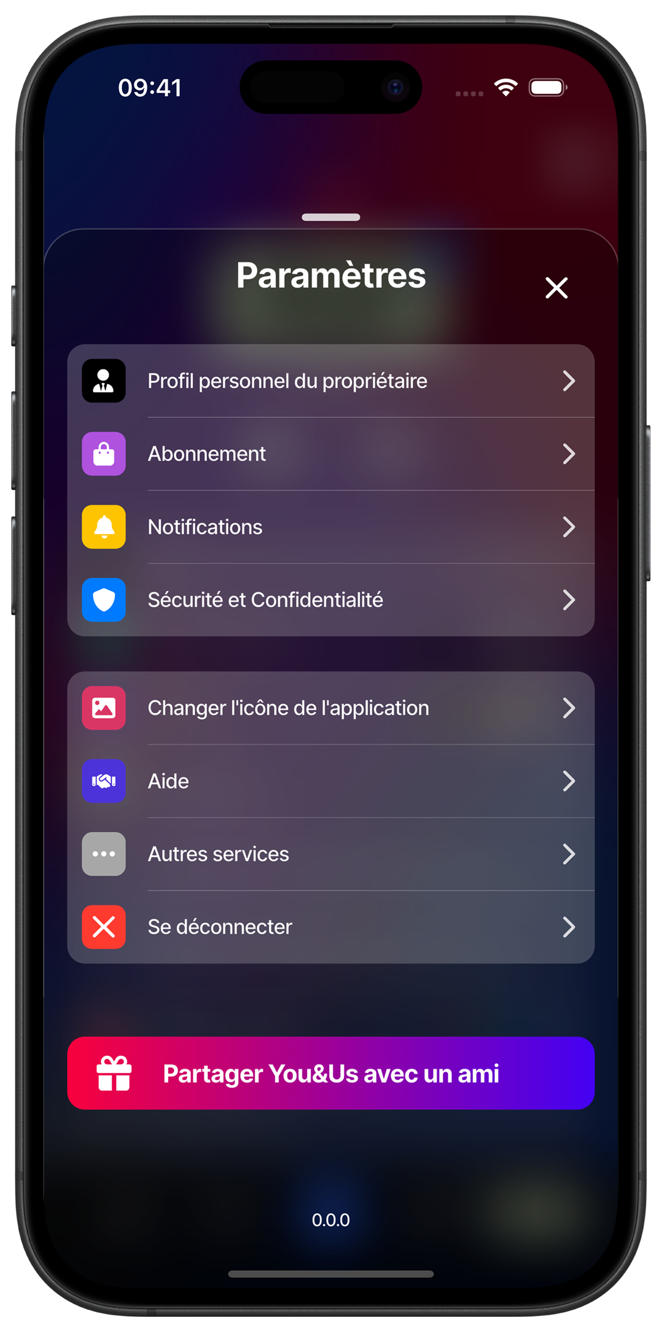 Access the Settings menu